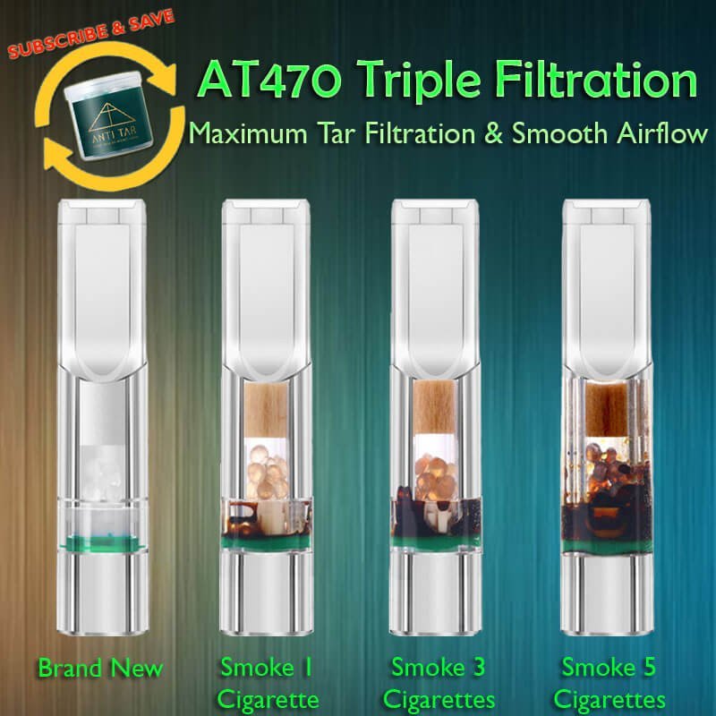 ANTI TAR AT470 Triple Tar Filtration Cigarette Holder Auto Delivery ANTI TAR AT470 Triple Tar Filtration Cigarette Holder Auto Delivery